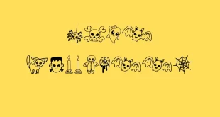 Cute Halloween Drawings Font