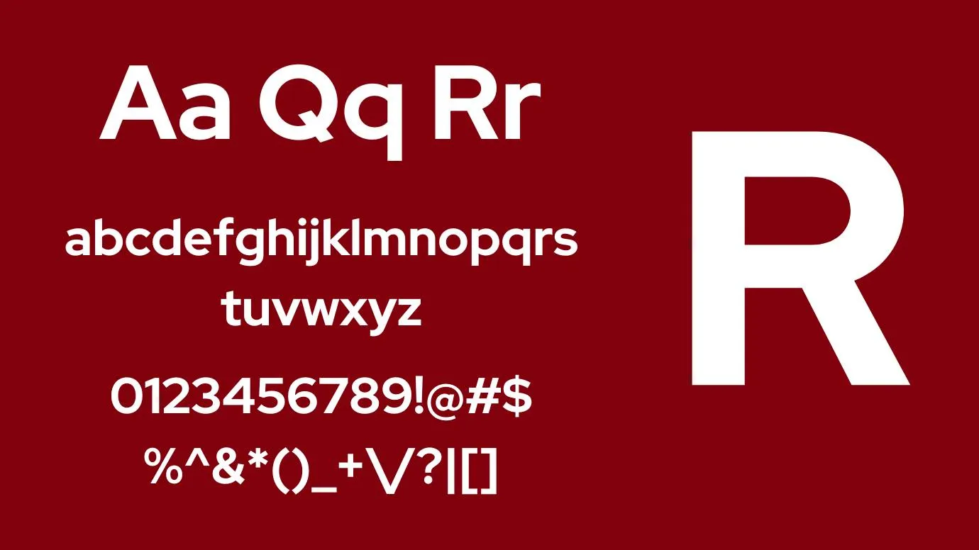 Red Hat Font