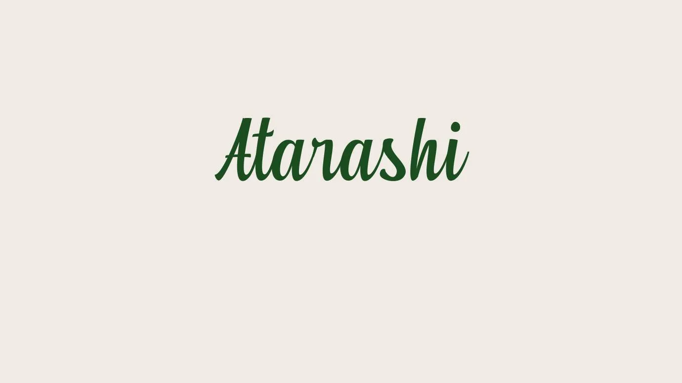 Atarashi Font