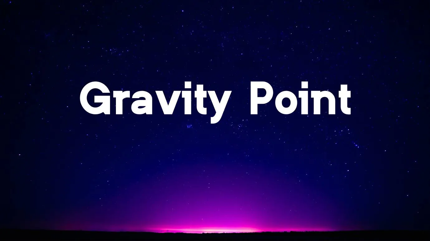 Gravity Points Font