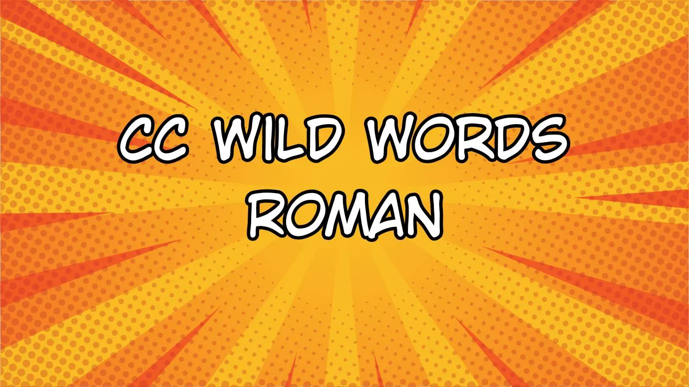 Cc Wild Words Roman Font