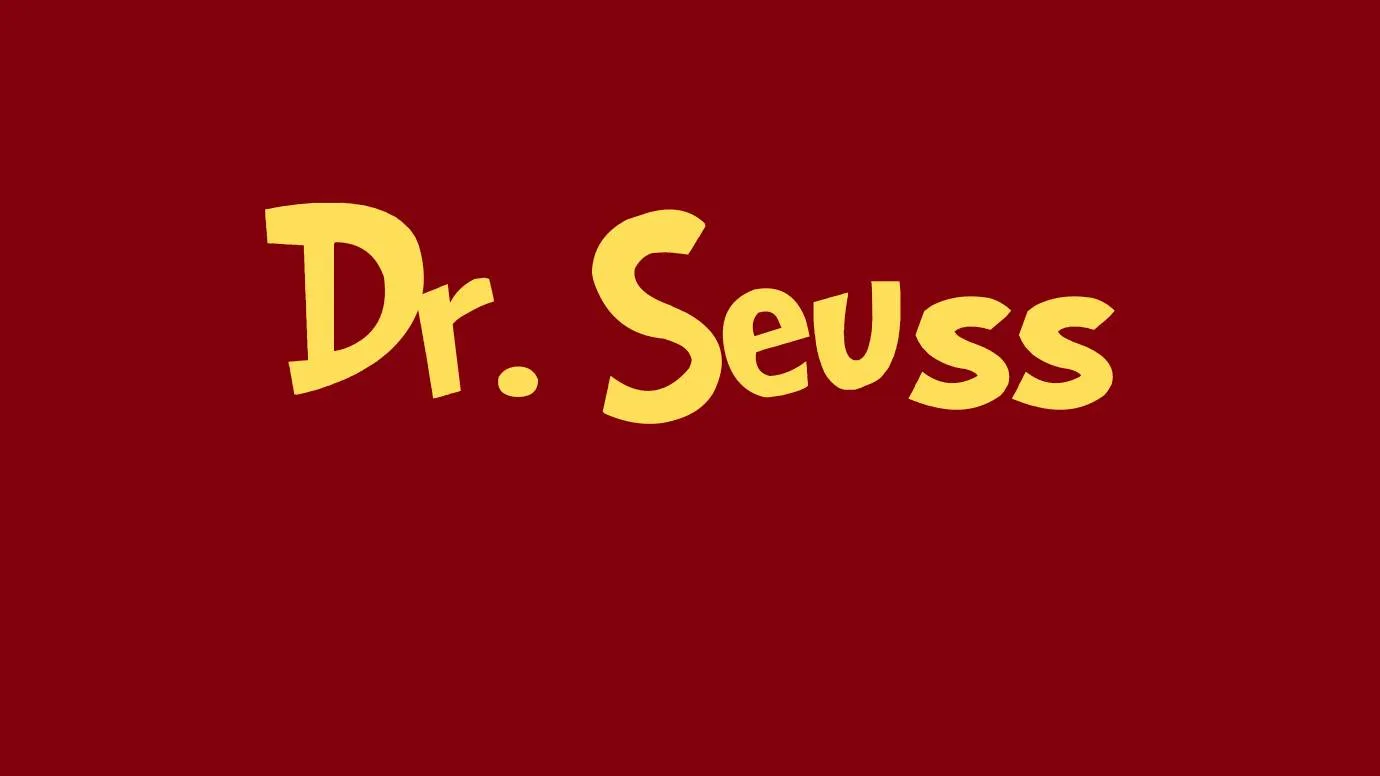 Dr Seuss Font