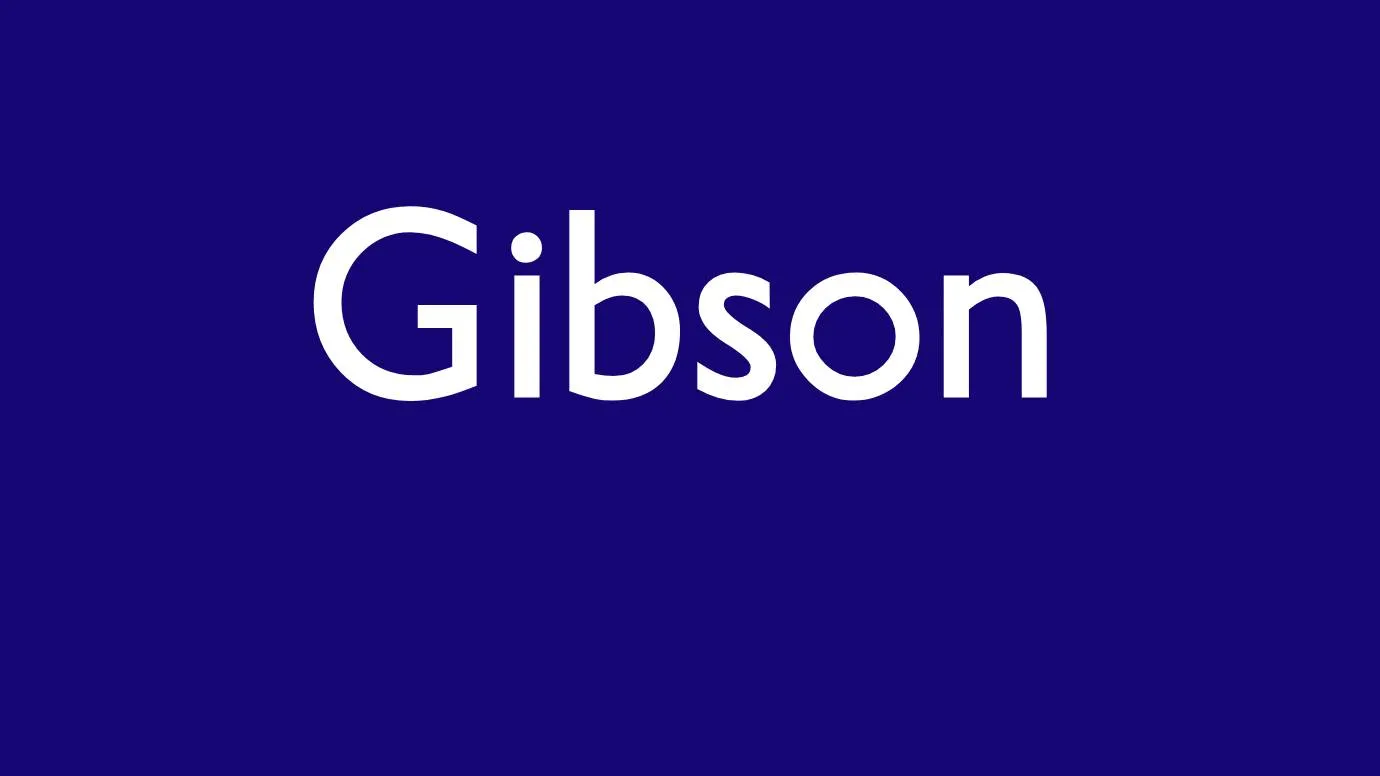 Gibson Font