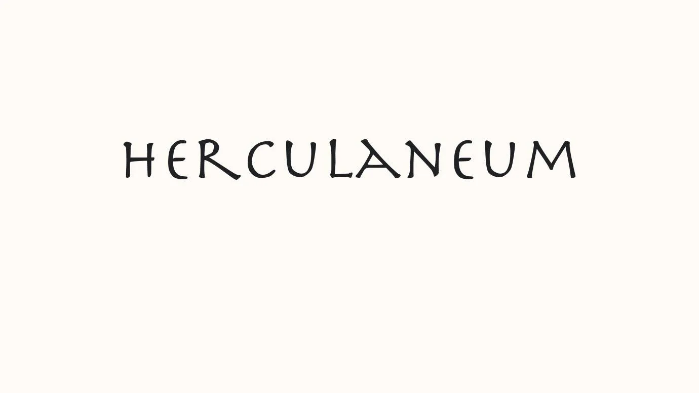 Herculanum Font Family