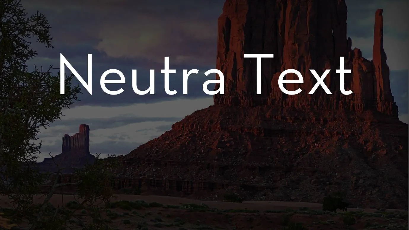 Neutra Text Font Family