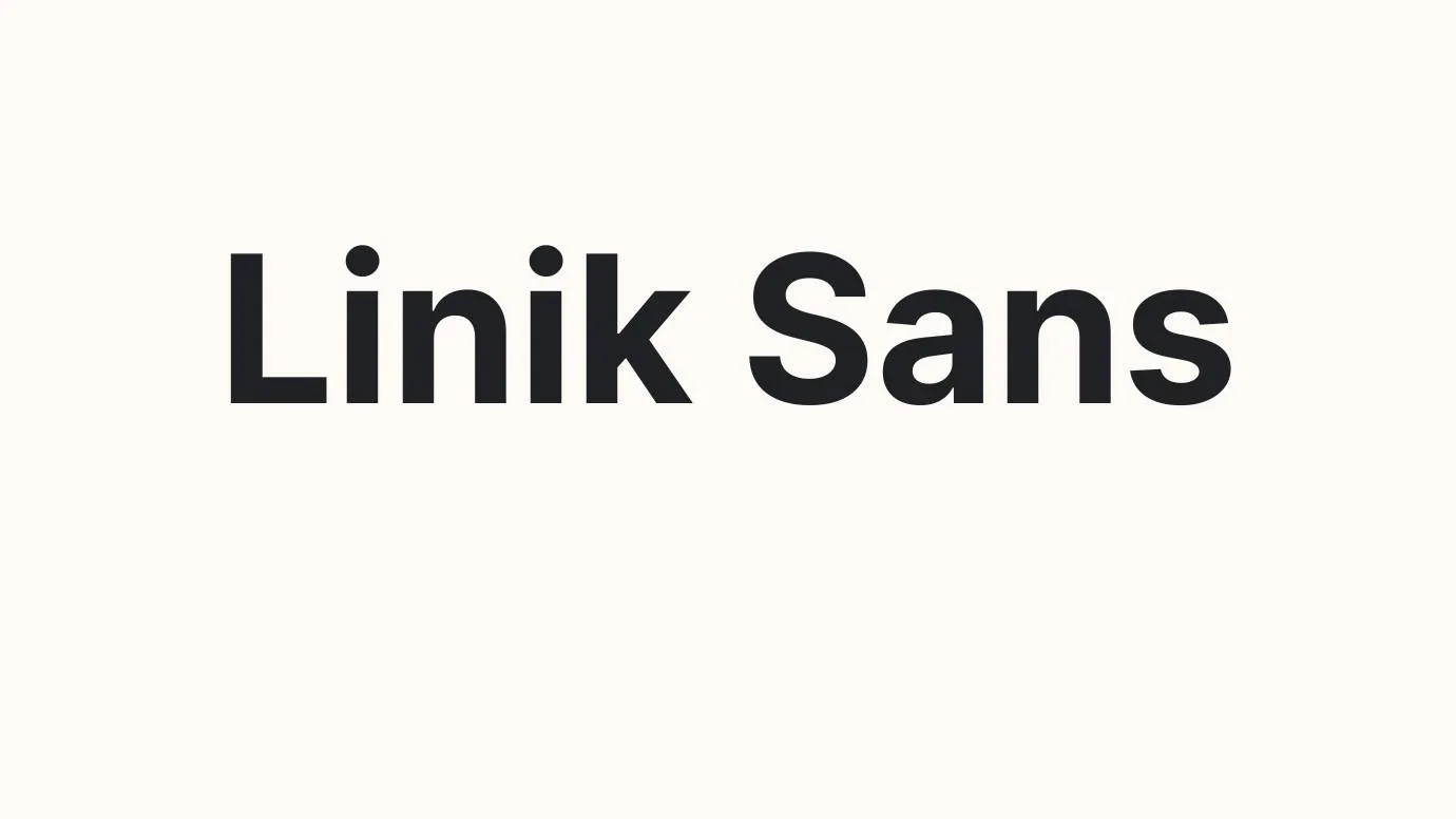 Linik Font Family