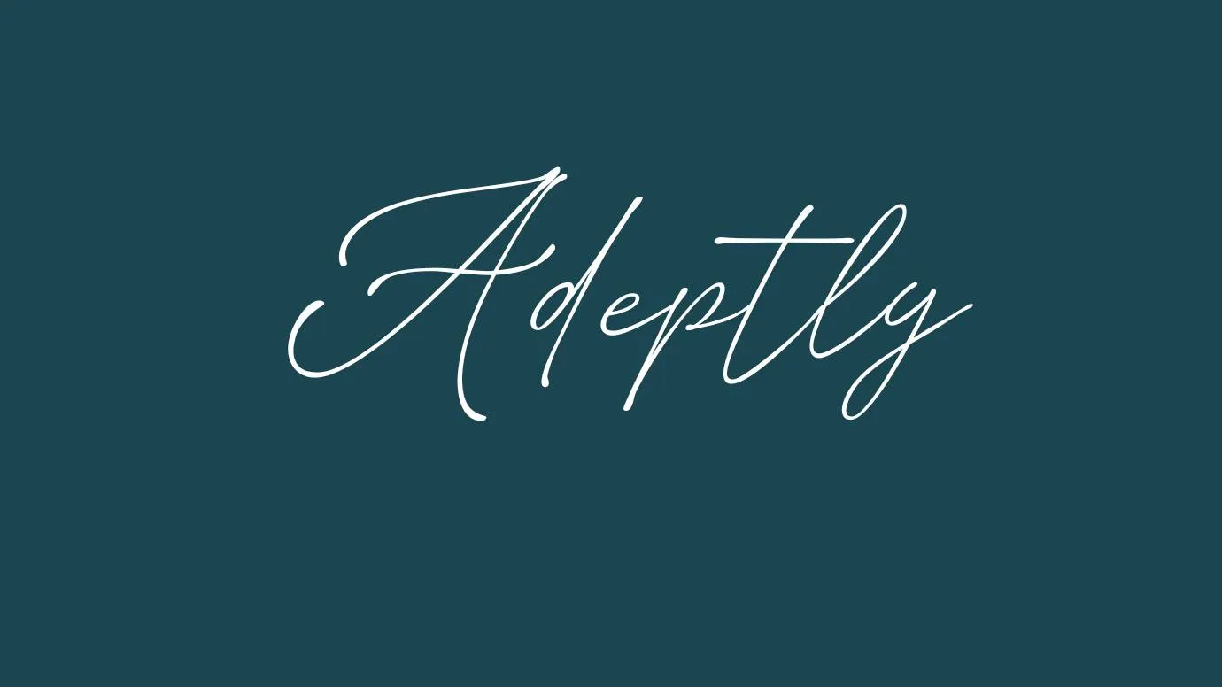 Adeptly Font