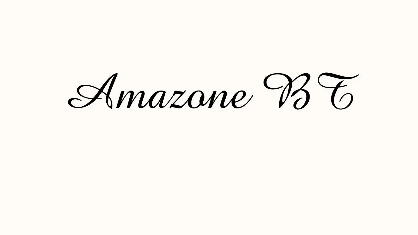 Amazone BT Font