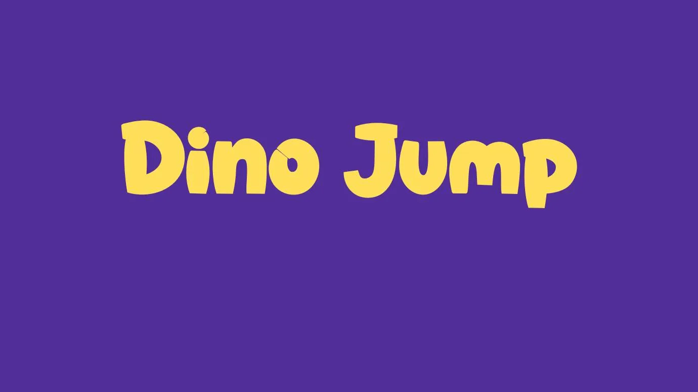 Dino Jump Font