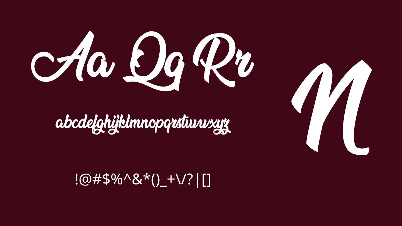 Nature Beauty Font