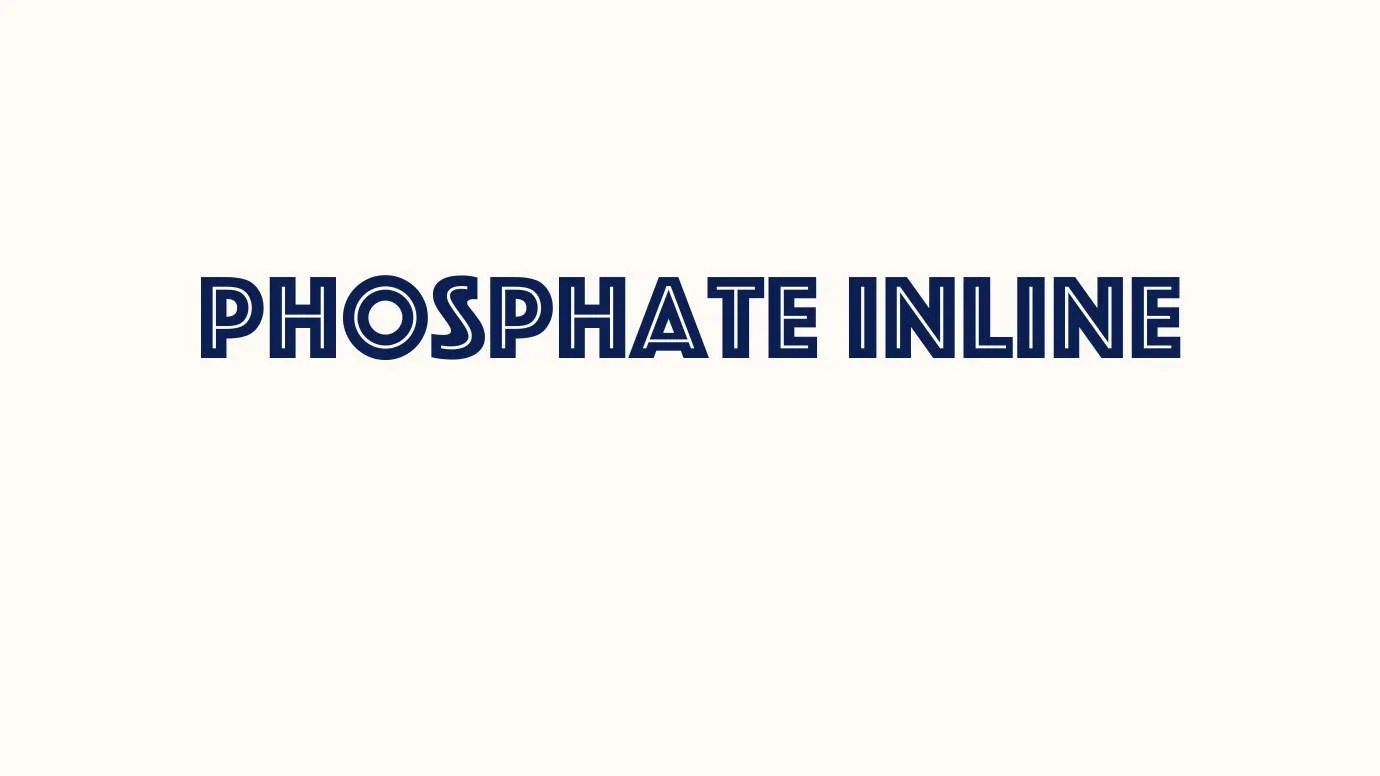 Phosphate Inline Font Family