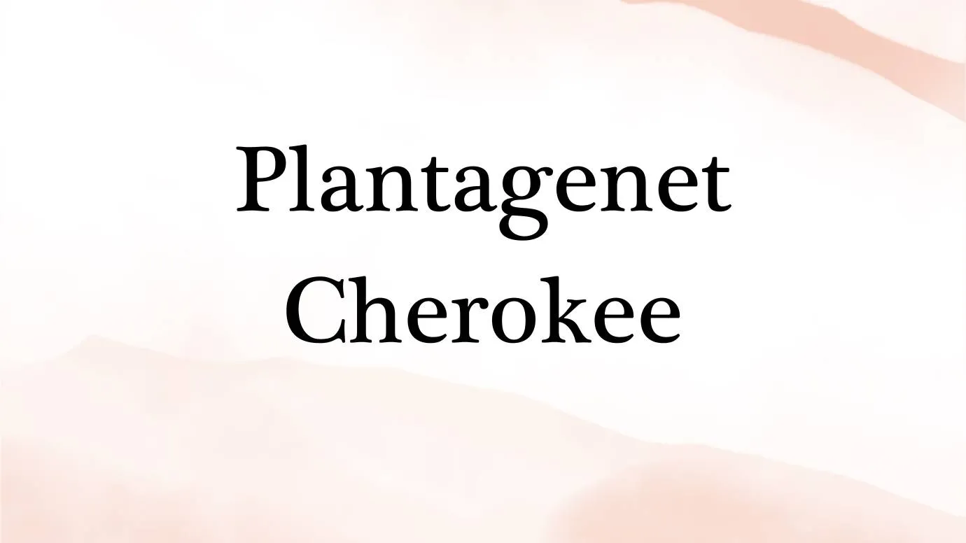 Plantagenet Cherokee Font Family