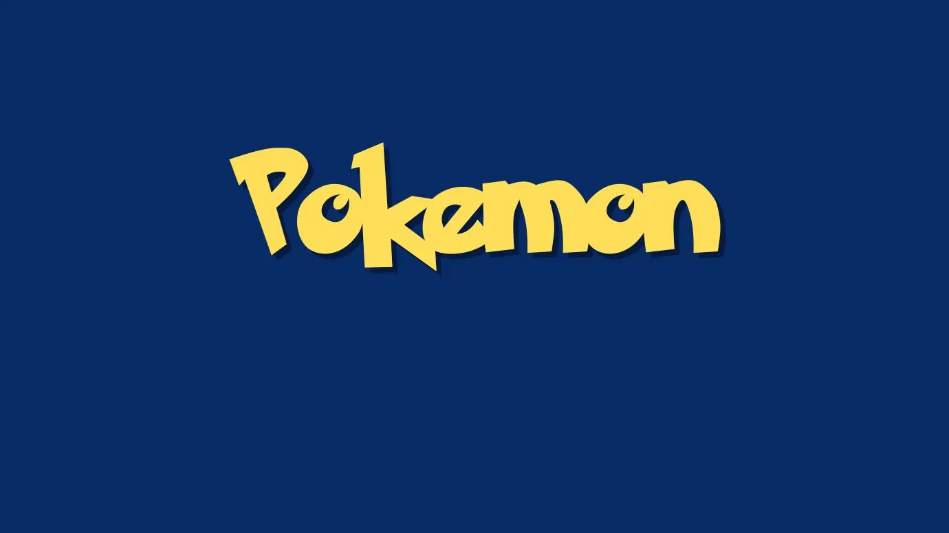Pokémon Font