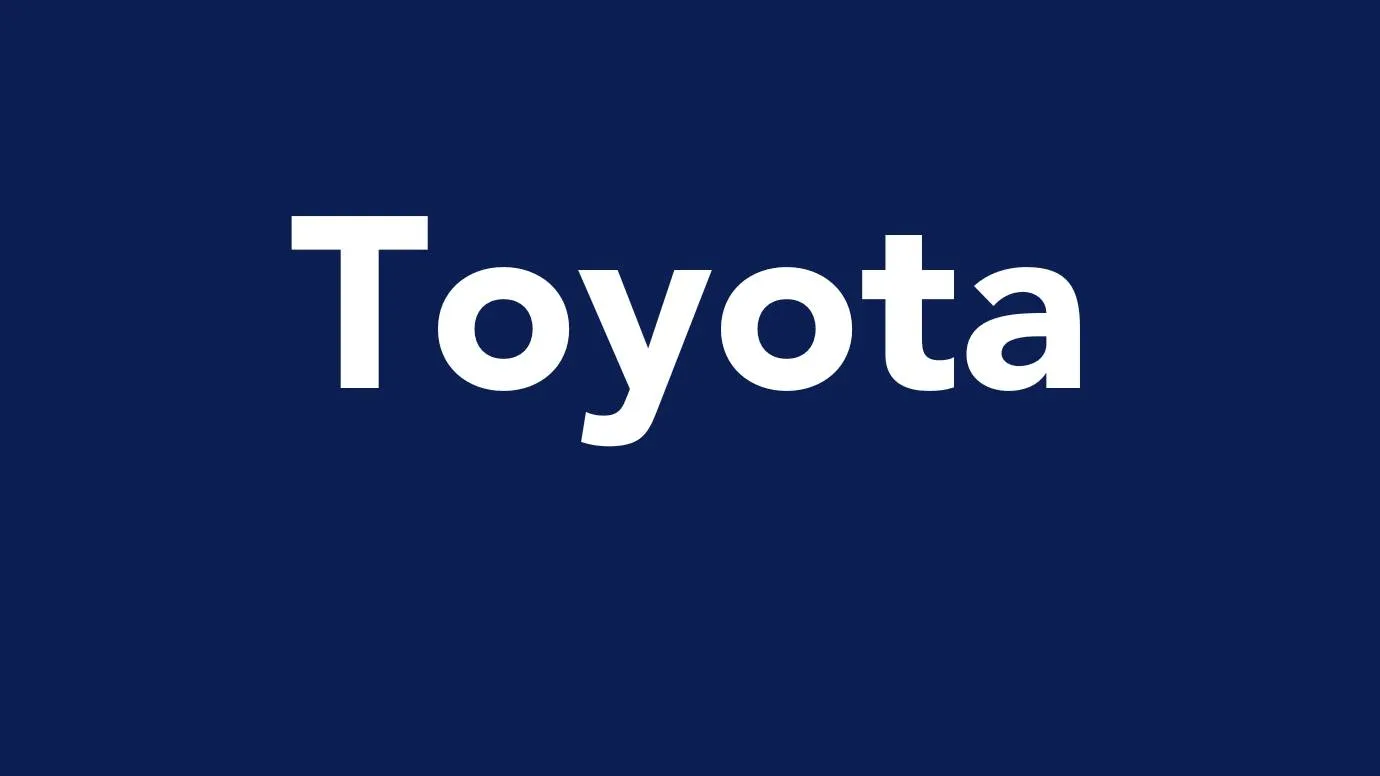 Toyota Font Family