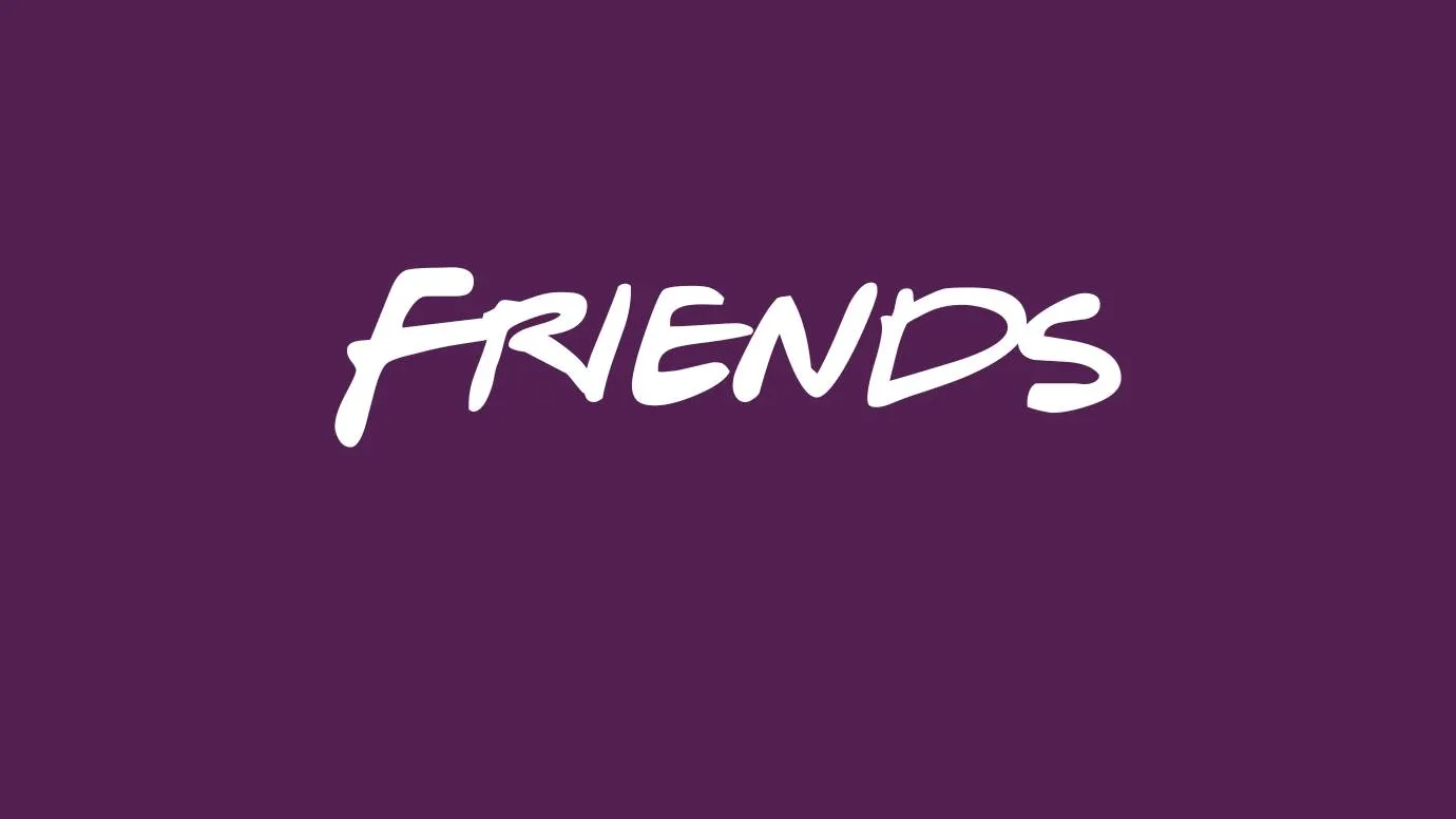 Friends Font Family