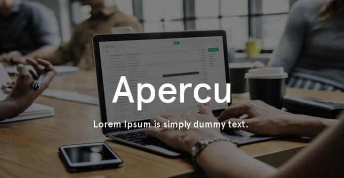 Apercu Font