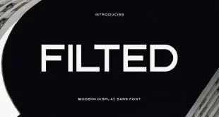 Filted Font