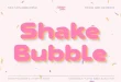 Shake Bubble Font