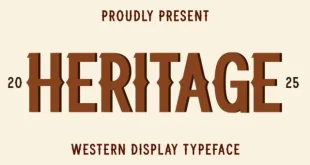 Western Display Font