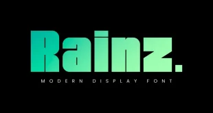 Rainz Sans Serif Font