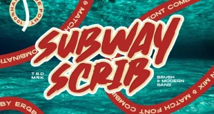 Subway Scrib Font