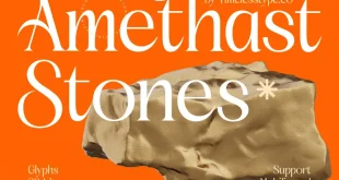 Amethast Stones Font