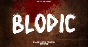 Blodic Font