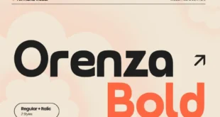 Orenza Bold Font
