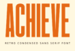 Achieve Font