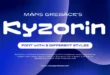 Kyzorin Font
