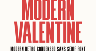 Modern Valentine Font
