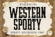 Western Sporty Font