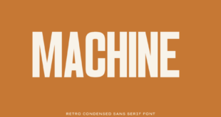 Machine Sans-Serif Font