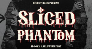 Sliced Phantom Font