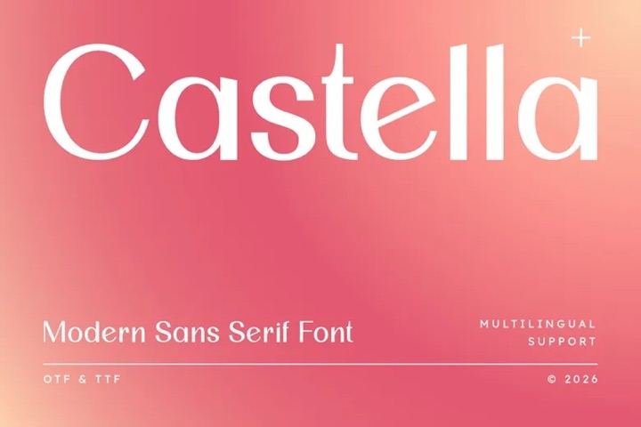 Castella Font preview
